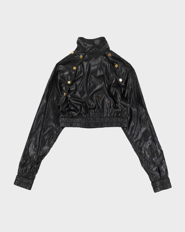 BCBG MaxAzria Black With Detachable Sleeves Jacket - XS