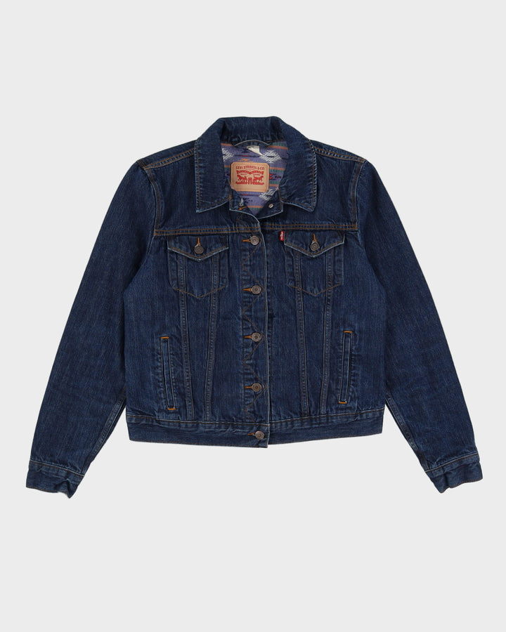 Levi's Blanket Lined Dark Wash Denim Jacket - L