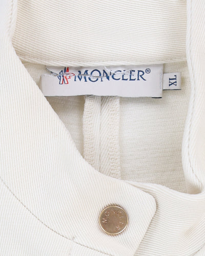 Moncler Cream Ski Salopettes - XL