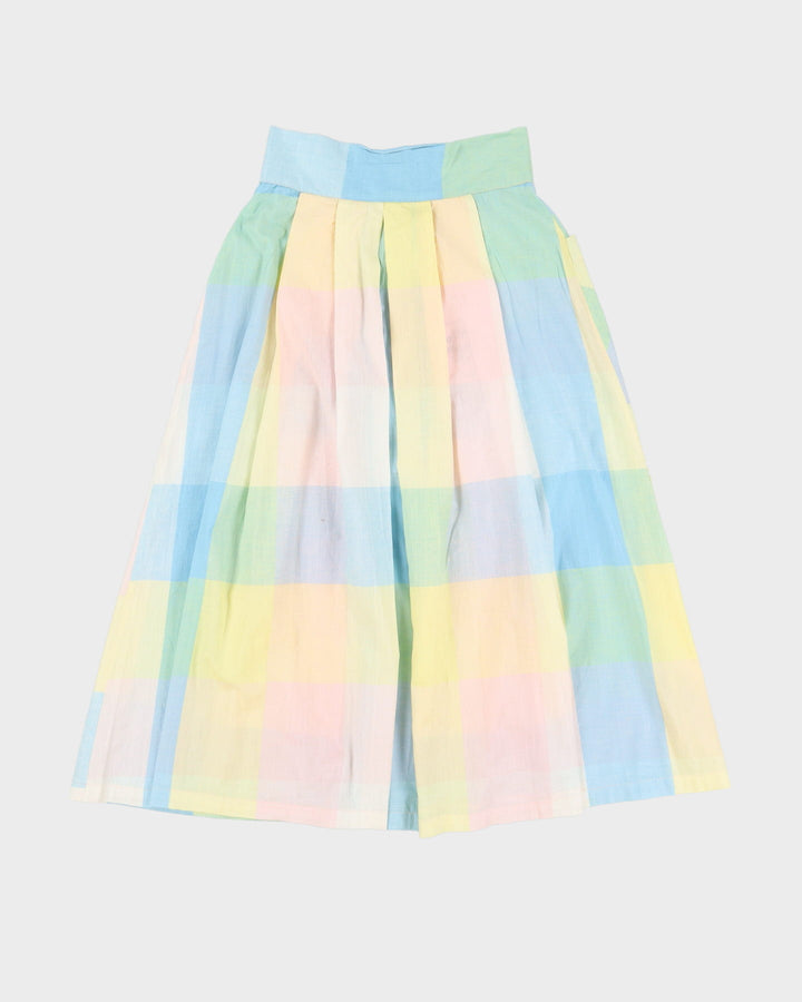 00s Pastel With Pockets Midi Skirt - XS