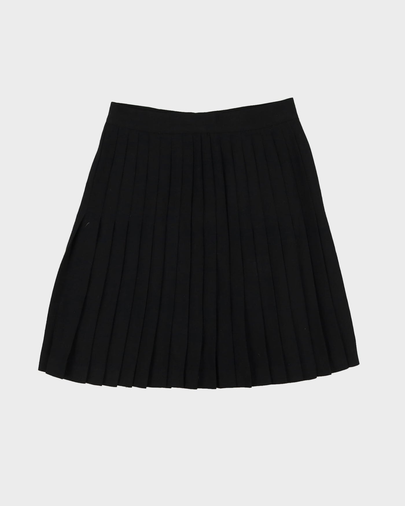 00s Black Pleated Skirt - S