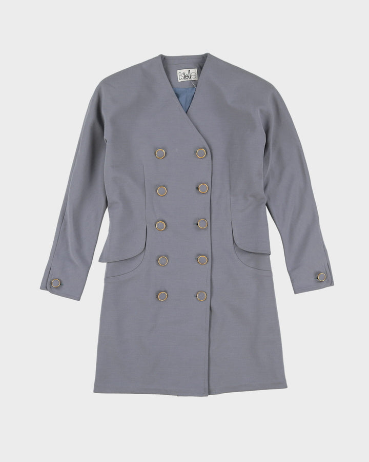 1980s Estelle 2 Piece Jacket And Dress Suit - S