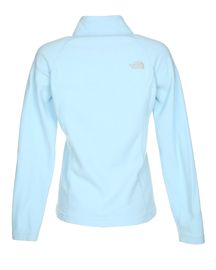 North Face Mint Blue Fleece Sweatshirt - S