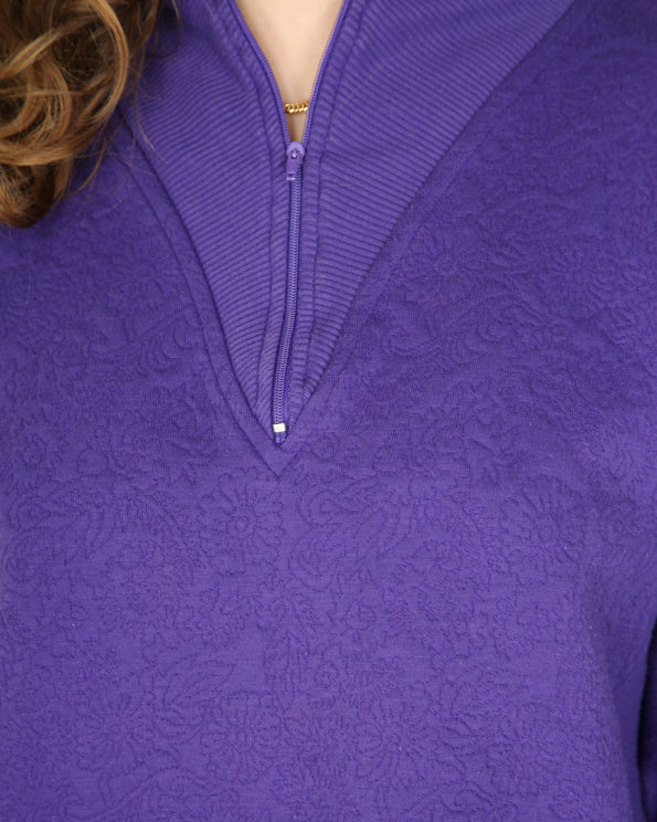 Vintage 90s Lady Footlocker 1/4 zip sweatshirt - L
