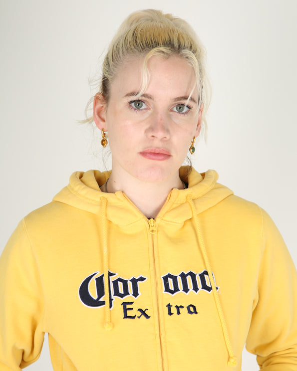 Vintage Corona Extra zip up hoodie - S
