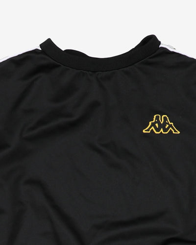 Kappa black sleeve logo track sweatshirt - xs