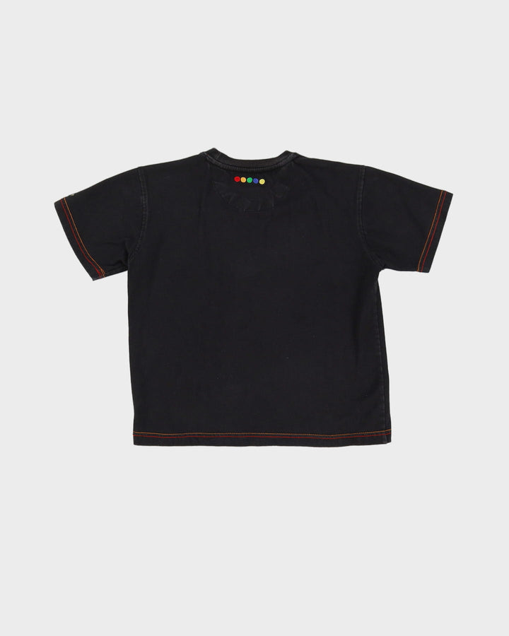 90s Coogi Contrast Stitch Cropped T-Shirt - XS