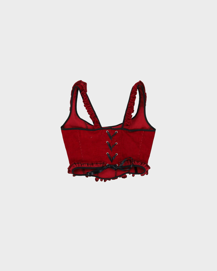 Rokit Originals Red Keva Corset - M