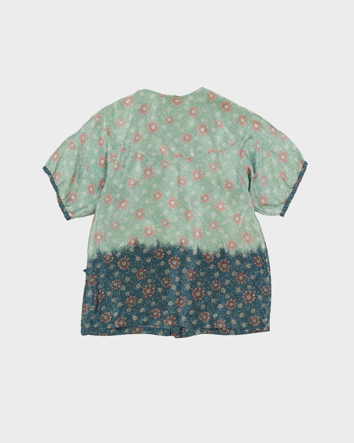 Dries Van Noten Floral Silk Blouse - XS