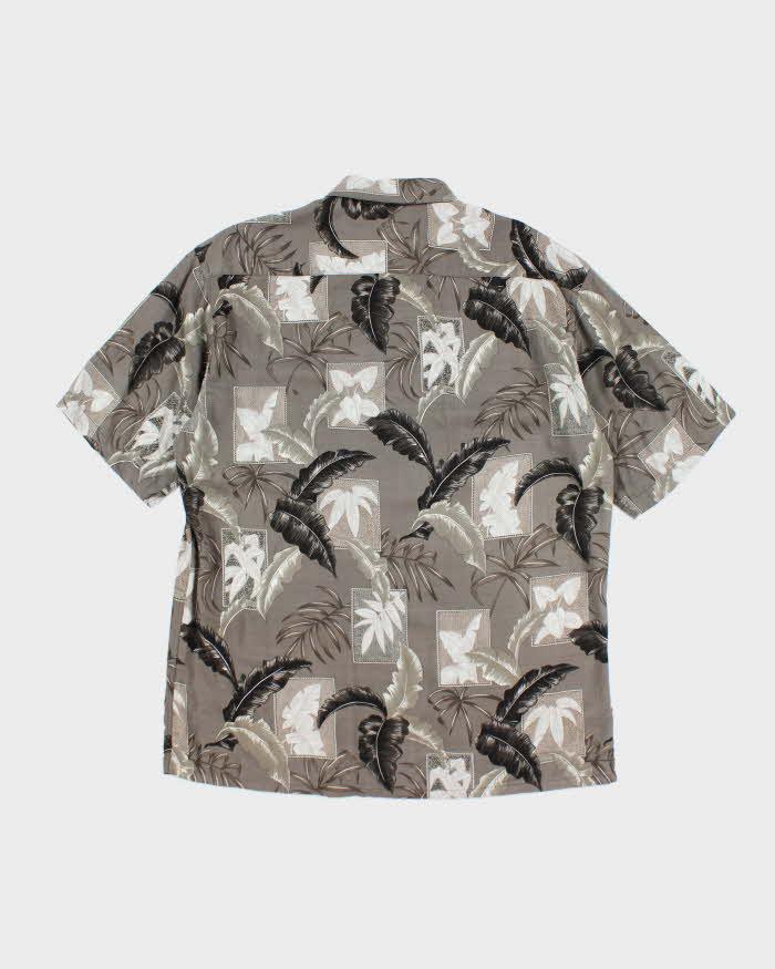 Vintage Campia Grey Hawaiian Shirt - L