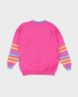 Vintage Y2K Betty Boop Colourful Big Graphic Knit Jumper - M