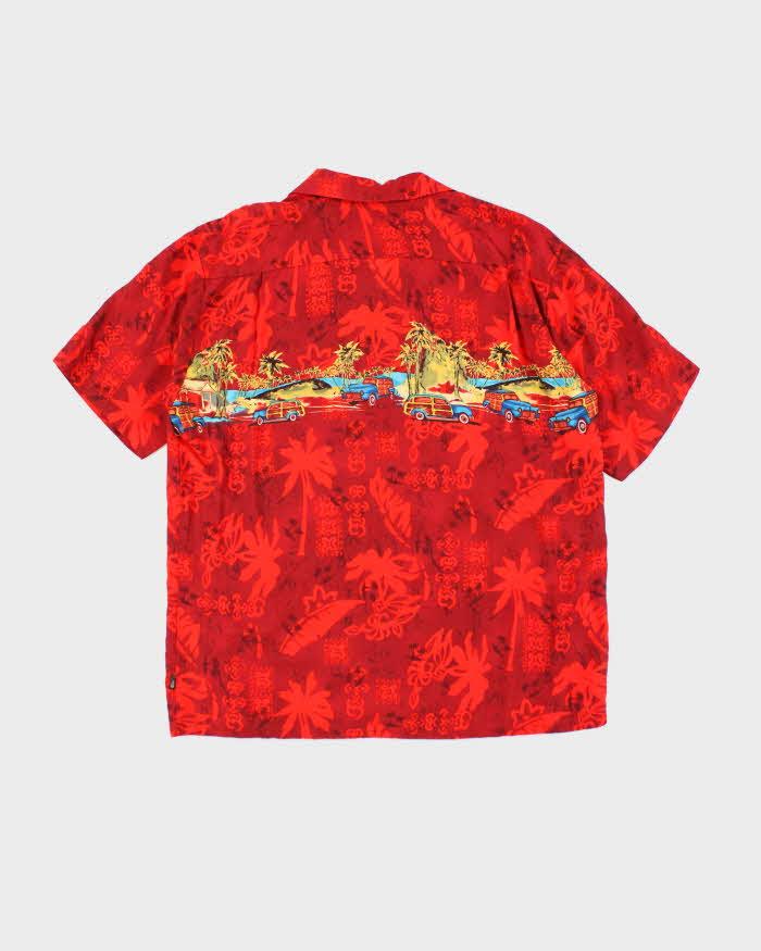 Vintage Pineapple Connection Oversized Hawaiian Shirt - M