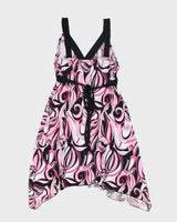 Vintage Y2k 00s Mariposa Pattern Dress - S