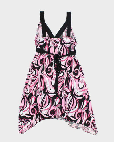Vintage Y2k 00s Mariposa Pattern Dress - S