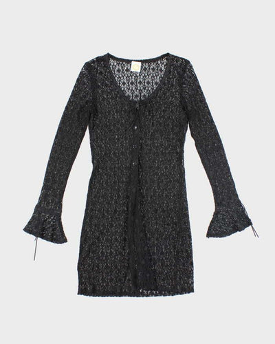 Vintage 90s Rubber Ducky Lace Cover-Up Top - S