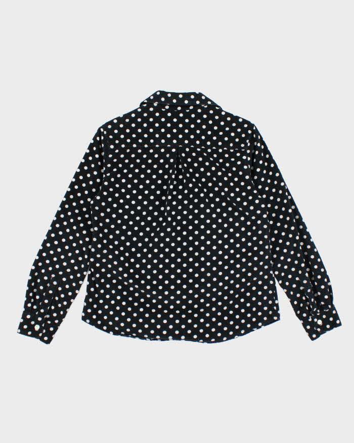 Vintage Women's H&M x Comme Des Garcons Polka Dot Corduroy Shirt - M