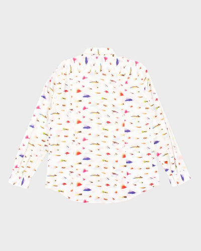 Issey Miyake Patterned Bug Long Sleeve Shirt - L