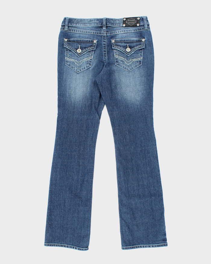 Vintage Y2k 00s Harley Davidson Flared Jeans - W32 L32