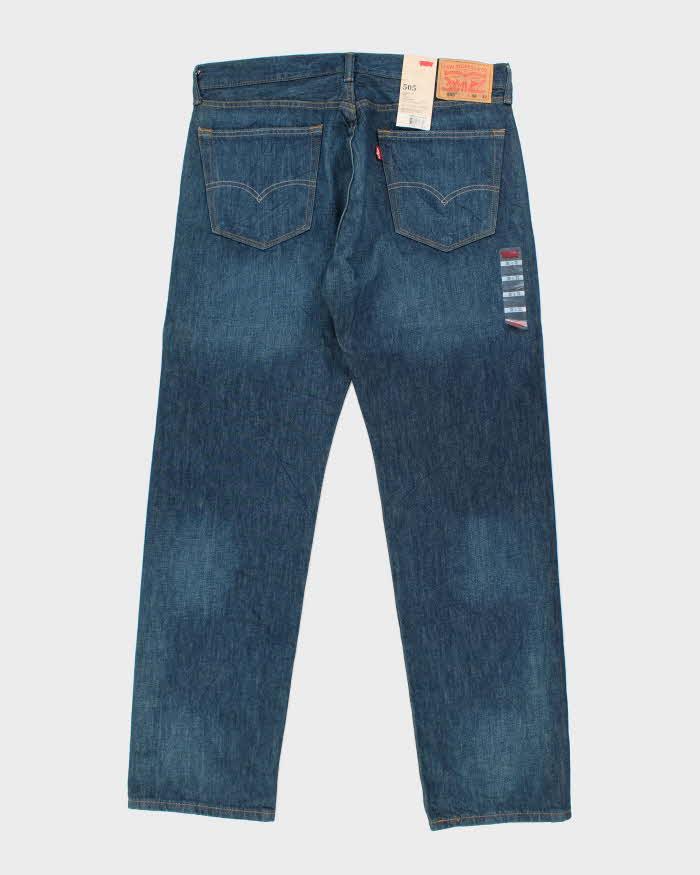 Vintage DSWT Levi's 505 Dark Wash Denim Jeans - W38 L33