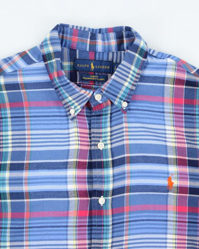Vintage Ralph Lauren Checked Long Sleeve Shirt - L