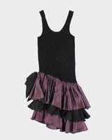 Vintage 80s Le Chateau Dress - XS