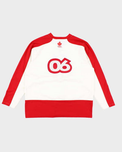 Vintage 90's Canadian International Olympic Hockey Jersey - XL
