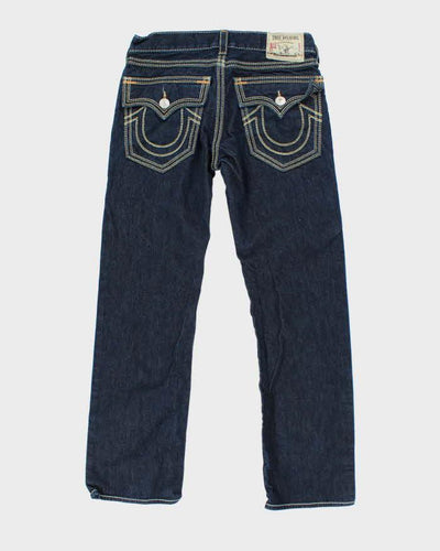 Vintage Y2K True Religion Contrast Stitch Straight Leg Jeans - W32 L27