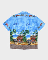 Vintage Ky's Motorbike Hawaiian Shirt - L
