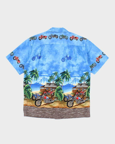 Vintage Ky's Motorbike Hawaiian Shirt - L