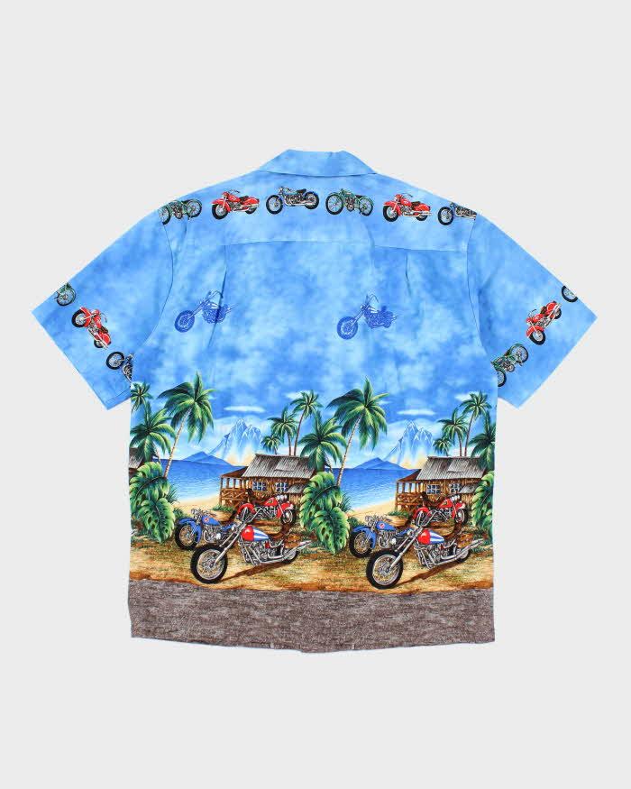Vintage Ky's Motorbike Hawaiian Shirt - L
