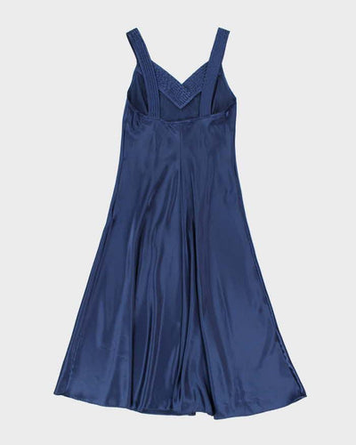 Vintage 90s Intimate Details Silky Slip Dress - S