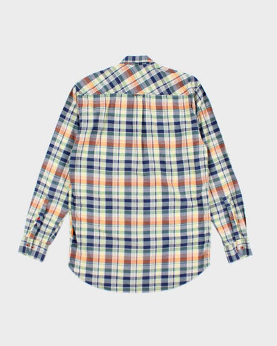 Vintage Hermes Colourful Check Shirt - L