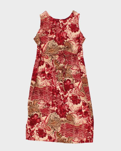 Vintage 90s Brody Myles Pattern Maxi Dress - L