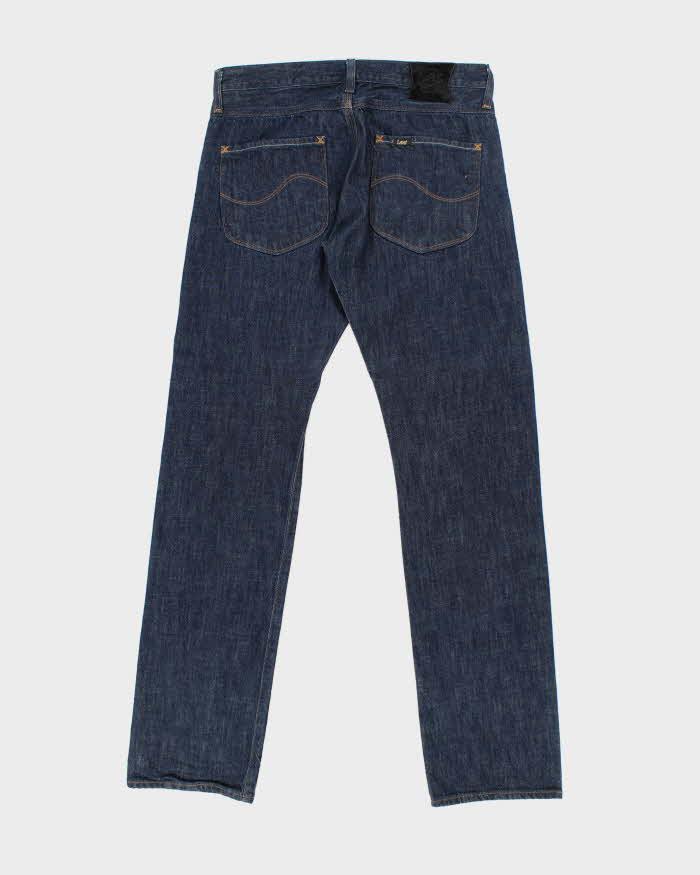 Vintage 90's Lee Dark Wash Raw Denim Jeans - W32 L33