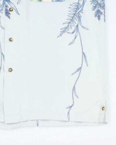 Vintage 90s Visitor Silk Hawaiian Shirt - L