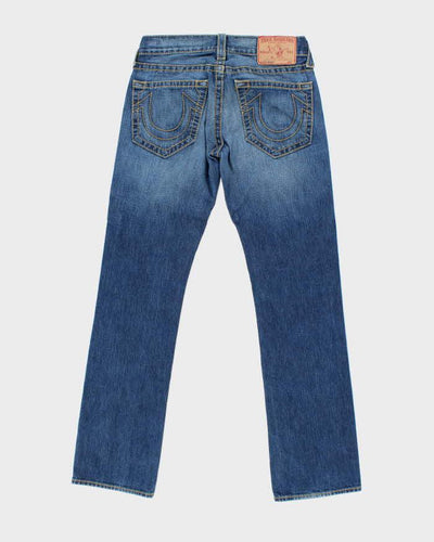 Vintage 90's True Religion Dark Wash Straight Leg Jeans - W30 L33