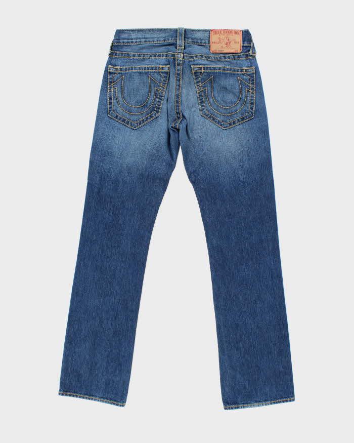 Vintage 90's True Religion Dark Wash Straight Leg Jeans - W30 L33