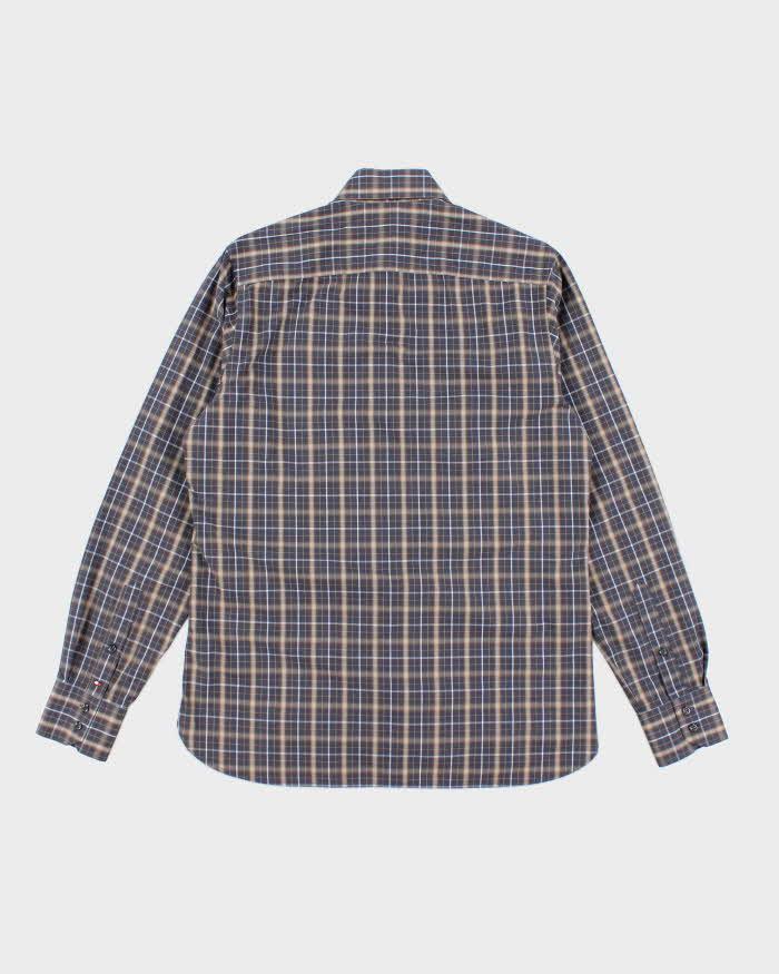 Vintage Tommy Hilfiger Checked Long Sleeve Oversized Shirt - S