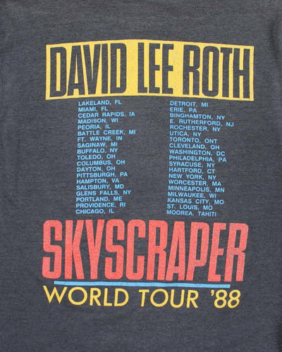 Vintage 80's David Lee Roth Skyscraper Tour T-Shirt - M