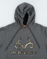 Vintage Y2K Real Tree Big Logo Graphic Hoodie - L