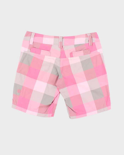 Vintage Y2k 00s Lululemon Checked Beach Shorts - M