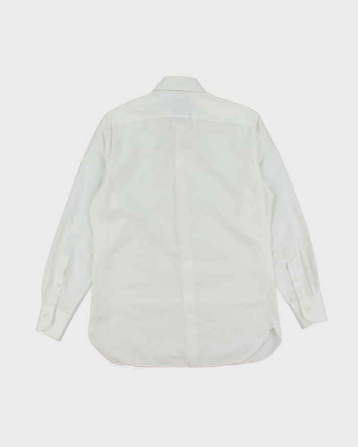 Ermenegildo Zegna White Collared Shirt - M
