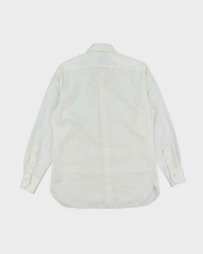 Ermenegildo Zegna White Collared Shirt - M