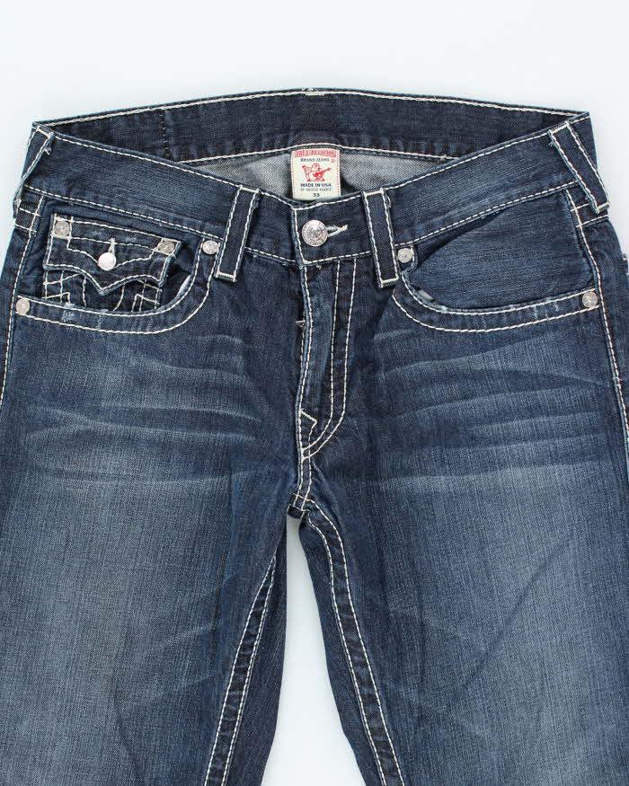 Vintage Y2k 00s True Religion Dark Wash Blue Jeans - W36 L32