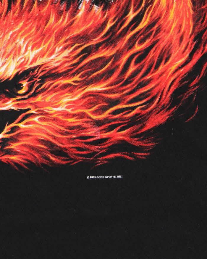 Vintage 2000's Forged in Fire Flamed Sleeved Long-sleeved T-Shirt - M