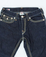 Vintage Y2K True Religion Contrast Stitch Straight Leg Jeans - W32 L27
