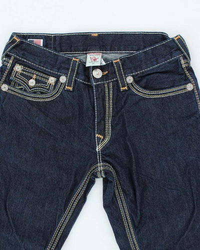 Vintage Y2K True Religion Contrast Stitch Straight Leg Jeans - W32 L27
