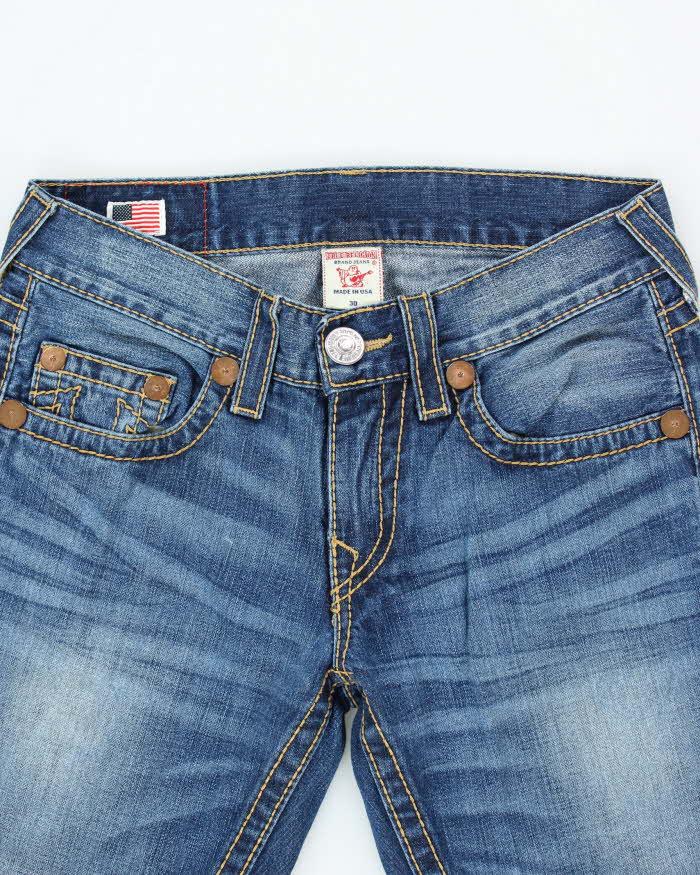 Vintage 90's True Religion Dark Wash Straight Leg Jeans - W30 L33