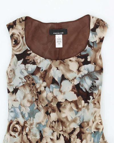 Vintage 90s Jones New York Silk Dress - S