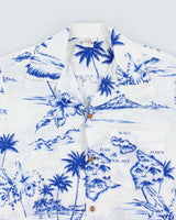 Vintage 80s Hawaiian Highway Hawaiian Shirt - M